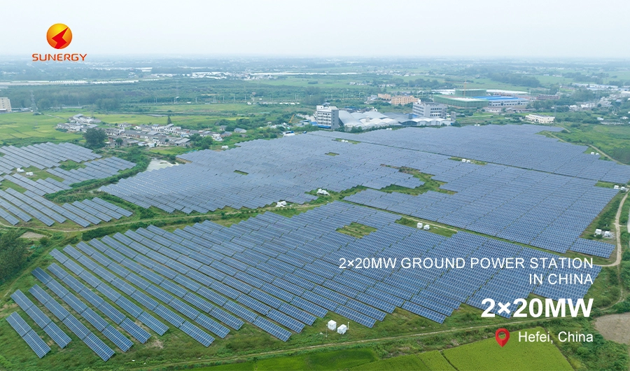 20MW×2 Ground Solar Power Station in China