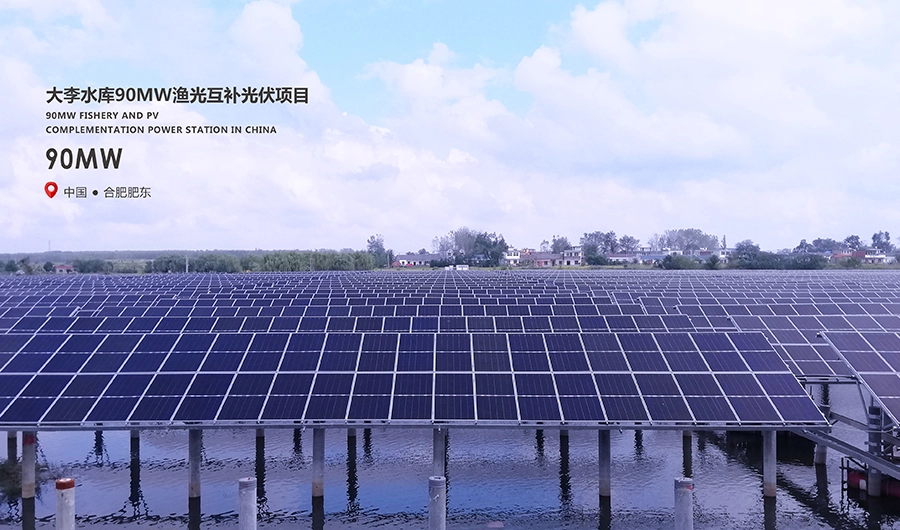 SUNERGY中国90MW渔光互补电站